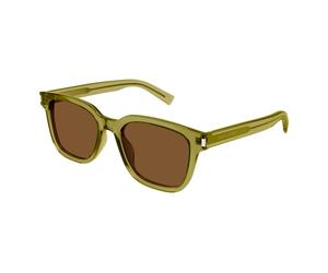 Saint Laurent - Rechteckige Sonnenbrille mit Naked Wirecore - - Accessories - Herren - Grün - 52 MM