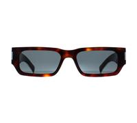 Saint Laurent Rectangle Herren Havanna Kristall Schwarz SL660 Einheitsgröße