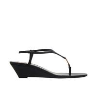 Saint Laurent Sandalen - Cassandra Wedges - Gr. 39 (EU) - in Schwarz - für Damen