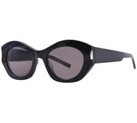 Saint Laurent SL639-001-54 - Damen Sonnenbrille - Shiny Solid Black