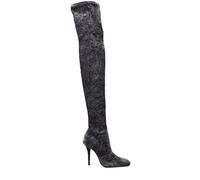Saint Laurent Stiefel - Talia Thigh-High Boots - Gr. 38 (EU) - in Schwarz - für Damen