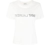 Saint Laurent - T-shirts And Polos White - Größe M - weiß