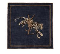 Saint Laurent Tücher & Schals - Cassandre Large Square Scarf - Gr. unisize - in Schwarz - für Damen