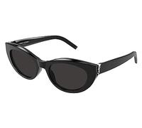 SAINT LAURENT Womens SL M115-001 54 Woman Recycled A Sunglasses, Black-Black-Black