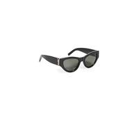 SAINT LAURENT Womens SL M94-001 53 Woman Acetate Sunglasses, Black-Black-Grey