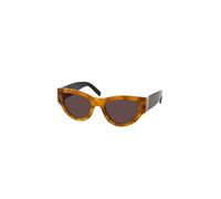SAINT LAURENT Womens SL M94 Sunglasses, Brown, 53