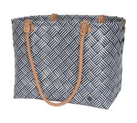 Saint-Maxime Shopper stripes "dark grey" Handedby