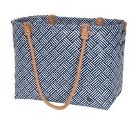 Saint-Maxime Shopper stripes "ocean blue" Handedby