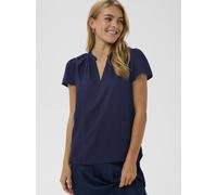 Saint Tropez Bluse kurzarm BrittaSZ Damen Viskose blau, M