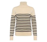 SAINT TROPEZ Rollkragenpullover in Beige - Größe S | Damen Pullover Cardigans