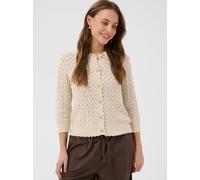 Saint Tropez Strickjacke SylvieSZ Damen Baumwolle beige, L