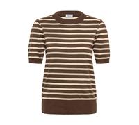 SAINT TROPEZ Strickshirt in Braun - Größe L | Damen Blusen