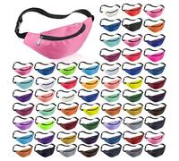 Saintrygo Neon Bauchtasche, 80er-Jahre-Party, Hüfttasche, verstellbar, bunt, Oxford-Stoff, modische Bauchtasche für Damen, Herren, Reisen, Laufen, Outdoor, Klassische Farbe