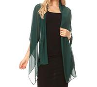 Sakkas 18225 - Jona Women Soft Sheer Chiffon Braut Hochzeit Abend Schal Schal Wrap Stola - Grün - 7029