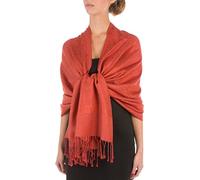 Sakkas 70" X 28 "Paisley Selbst-Design Schal/Wrap/Stole - Orange