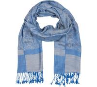 Sakkas 70" X 28 "Paisley Self-Design Schal/Wrap/Stole - Grau Blau