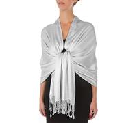 Sakkas 78" x 28" Eco-Friendly Bamboo Rayon Soft Solid Pashmina Schal/Stola (12+ Solid Farben)