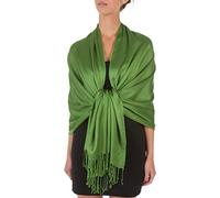 Sakkas 78 "x 28" Eco-Friendly Bamboo Rayon weiche Fest Pashmina Schal/Wrap/Stola - Apfelgrün