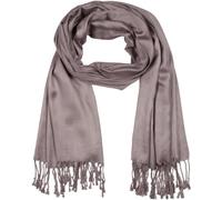 Sakkas 78 "x 28" Eco-Friendly Bamboo Rayon weiche Fest Pashmina Schal/Wrap/Stola - Grau