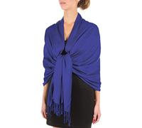 Sakkas 78 "x 28" Eco-Friendly Bamboo Rayon weiche Fest Pashmina Schal/Wrap/Stola - königsblau