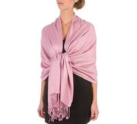 Sakkas 78 "x 28" Eco-Friendly Bamboo Rayon weiche Fest Pashmina Schal/Wrap/Stola - Mauve