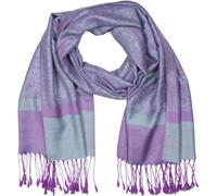 Sakkas Paisley Selbst-Design Schal/Wrap/Stole - Stahl Blau/Lila Paisley
