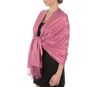 Sakkas Seidig Weich Pashmina Fühlen Schal/Stola - Bubblegum Rosa
