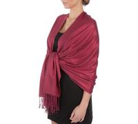 Sakkas Seidig Weich Pashmina Fühlen Schal/Stola - Burgandy