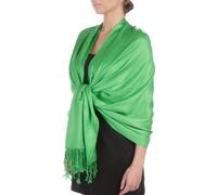 Sakkas Seidig Weich Pashmina Fühlen Schal/Stola - Kelly Green