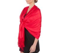 Sakkas Seidig Weich Pashmina Fühlen Schal/Stola - Rot