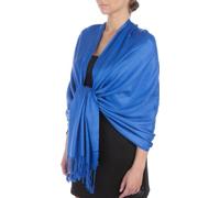 Sakkas Seidig Weich Pashmina Fühlen Schal/Stola - Royal Blue