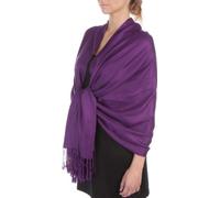 Sakkas Silky Feste weiche Pashmina Schal Wrap Stole - Aubergine