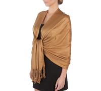 Sakkas Silky Feste weiche Pashmina Schal Wrap Stole - Bronze