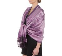Sakkas Two Tone Rose Pashmina Schal/Stola/Wrap - Lavendel/Lila