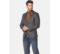 Sakko BABISTA "Sakko BIETASTO", Herren, Gr. 58, grau (grau kariert), Obermaterial: 60% Wolle mw. 40% Polyester COOLMAX PES(Coolmax)., Sakkos Sakko (92711009-58) grau kariert
