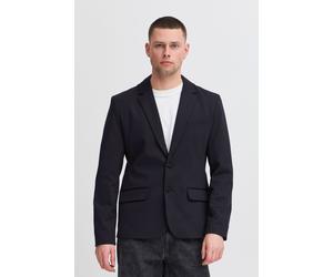 Sakko BLEND "BHLangford", Herren, Gr. 44, schwarz navy, 64% Viskose, 31% Polyester, 5% Elasthan, unifarben, regular fit taillenlang, eingesetzt, Sakkos Sakko, Klassisches Sakko mit Klappentaschen (674