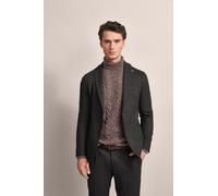 Sakko BUGATTI, Herren, Gr. 102, braun, 78% Polyester, 16% Viskose, 4% Wolle, 2% Elasthan, unifarben, slim fit, Manschette, Sakkos Sakko, mit runden Schultern (70466910-102)