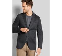 Sakko BUGATTI, Herren, Gr. 50, grau (dunkelgrau), 95% Polyester, 5% Elasthan, unifarben, slim fit, Manschette, Sakkos Sakko, mit feiner Struktur (28079220-50)