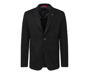 Sakko BUGATTI, Herren, Gr. 52, braun, 65% Baumwolle, 35% Polyester, unifarben, normal, Manschette, Sakkos Sakko, mit aufgesetzten Taschen (27387706-52)