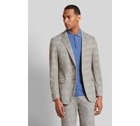 Sakko BUGATTI, Herren, Gr. 54, beige, 86% Polyester, 9% Viskose, 5% Elasthan, slim fit, Manschette, Sakkos Sakko, mit Stretchanteil (47635121-54) beige