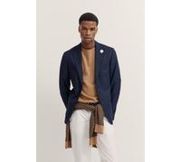 Sakko BUGATTI, Herren, Gr. 58, 390, marine, 100% Wolle, unifarben, normal, Manschette, Sakkos, aus Wolle (83416925-58) 390, marine