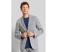 Sakko BUGATTI, Herren, Gr. 58, blau (dunkelblau), 62% Lyocell, 20% Polyester, 16% Leinen, 2% Elasthan, normal, Manschette, Sakkos, mit besonderer Leichtigkeit (94709625-58) dunkelblau