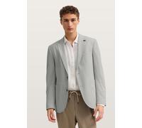 Sakko BUGATTI "Jersey-Artikel", Herren, Gr. 52, 220, hellgrau, 65% Polyester, 24% Viskose, 8% Polyamid, 3% Elasthan, unifarben, regular fit, Sakkos Sakko, mit Stretch Funktion (86532146-52) 220, hellg