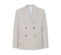 Sakko CASUAL FRIDAY "Sakko CFEdlund Linen", Herren, Gr. 52, grau (plaza taupe melange), Obermaterial: 100% Leinen LI., Sakkos Sakko (46125933-52) plaza taupe melange