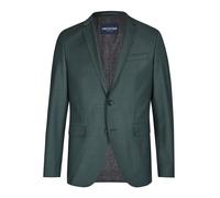 Sakko HECHTER PARIS "HECHTER PARIS FM Sakko", Herren, Gr. 56, hunter grün, Obermaterial: 53% Polyester PES. 43% Schurwolle WV. 4% Elasthan EL., regular fit, tiefer V-Ausschnitt, Sakkos Sakko, Unimuste