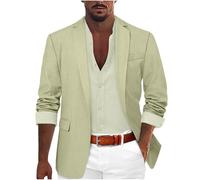 Sakko Herren British Blazer 2 Knöpfe Vintage Anzugsjacke Business Jackett Smokingjacken Für Herren Herren Anzug Schwarz Regular Fit Sakko Herren Blau