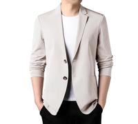 Sakko Herren Regular Fit, Jacke Anzug Herren, Anzüge & Sakkos Modern Blazer Mit Taschen Und Knöpfen Jackett Revers Anzugjacken Elegante Freizeitanzug Ausgefallene Funky Sakko Leichter Sommerblazer