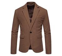 Sakko Herren Sportlich,Lässiger Herren Blazer 1 Knopf Blazer Mit Normaler Passform Aus Kunstleder Sportjacke Elegant Formelle Business Anzugjacke Geeignet Für Party Datum Abschlussball Hochzeit Smok