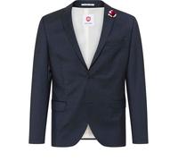 CG Sakko Herren Slim Fit Reverskragen Schurwoll-Stretch blau, 58