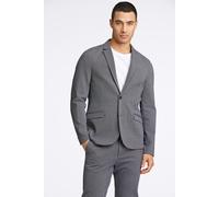 Sakko LINDBERGH, Herren, Gr. 3XL, grau (grau mix), Stoff, Obermaterial: 75% Polyester, 22% Viskose, 3% Elasthan, slim fit normal, tiefer V-Ausschnitt, 2-Knopf-Manschette mit Schlitz, Sakkos Sakko, mit